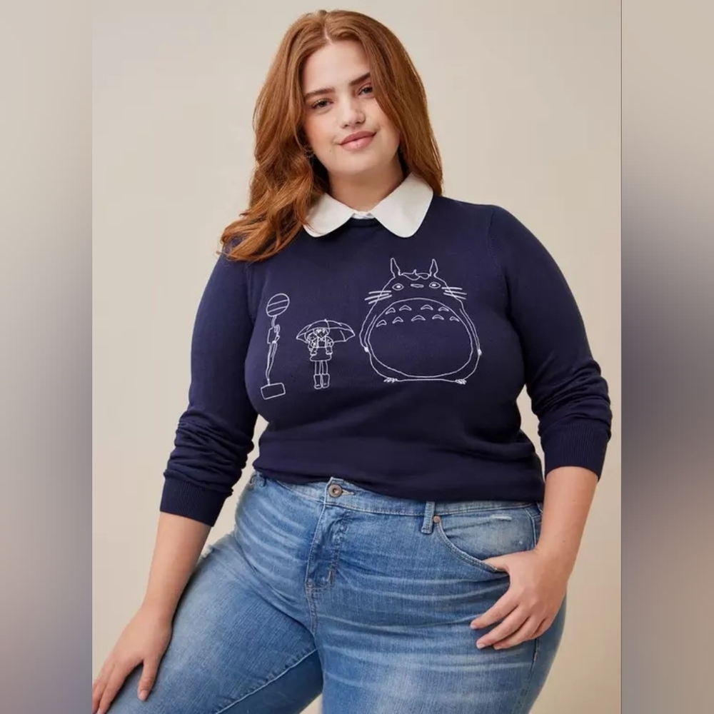 Her Universe Studio Ghibli My Neighbor Totoro Collared Sweater